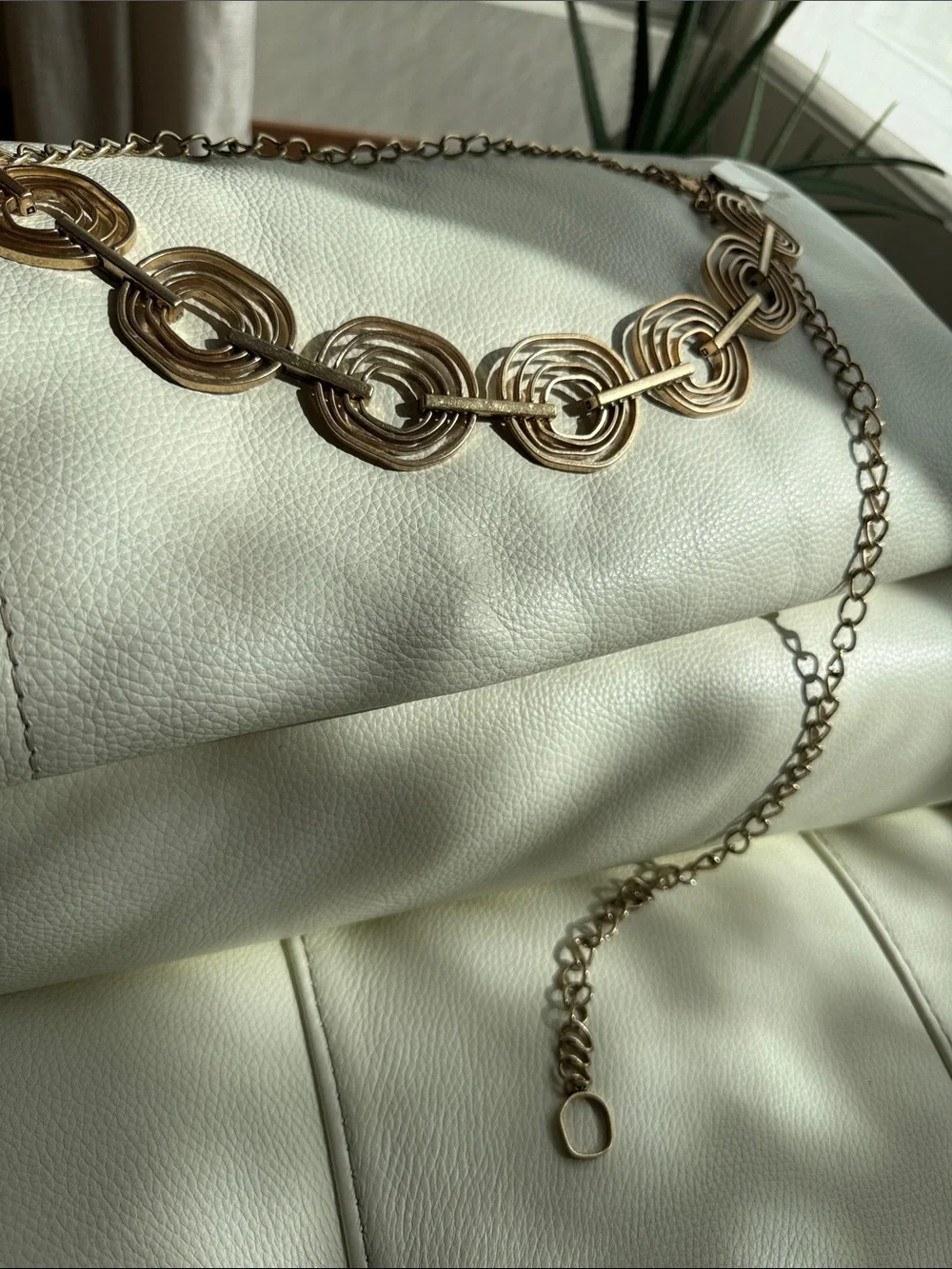 Chico's Gold-Tone Concentric Link Belt